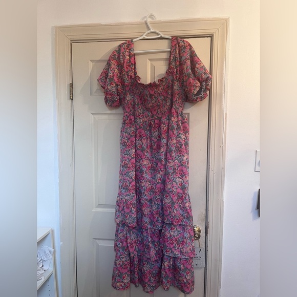 English Factory Cottagecore Floral Dress Size Medium - Picture 3 of 4
